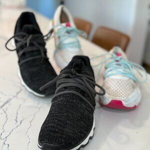 LOT OF 2 PAIRS Sorel Sneakers | Womens 8.5 + 8 |NL3227-011 NL4073-100 Black Pink